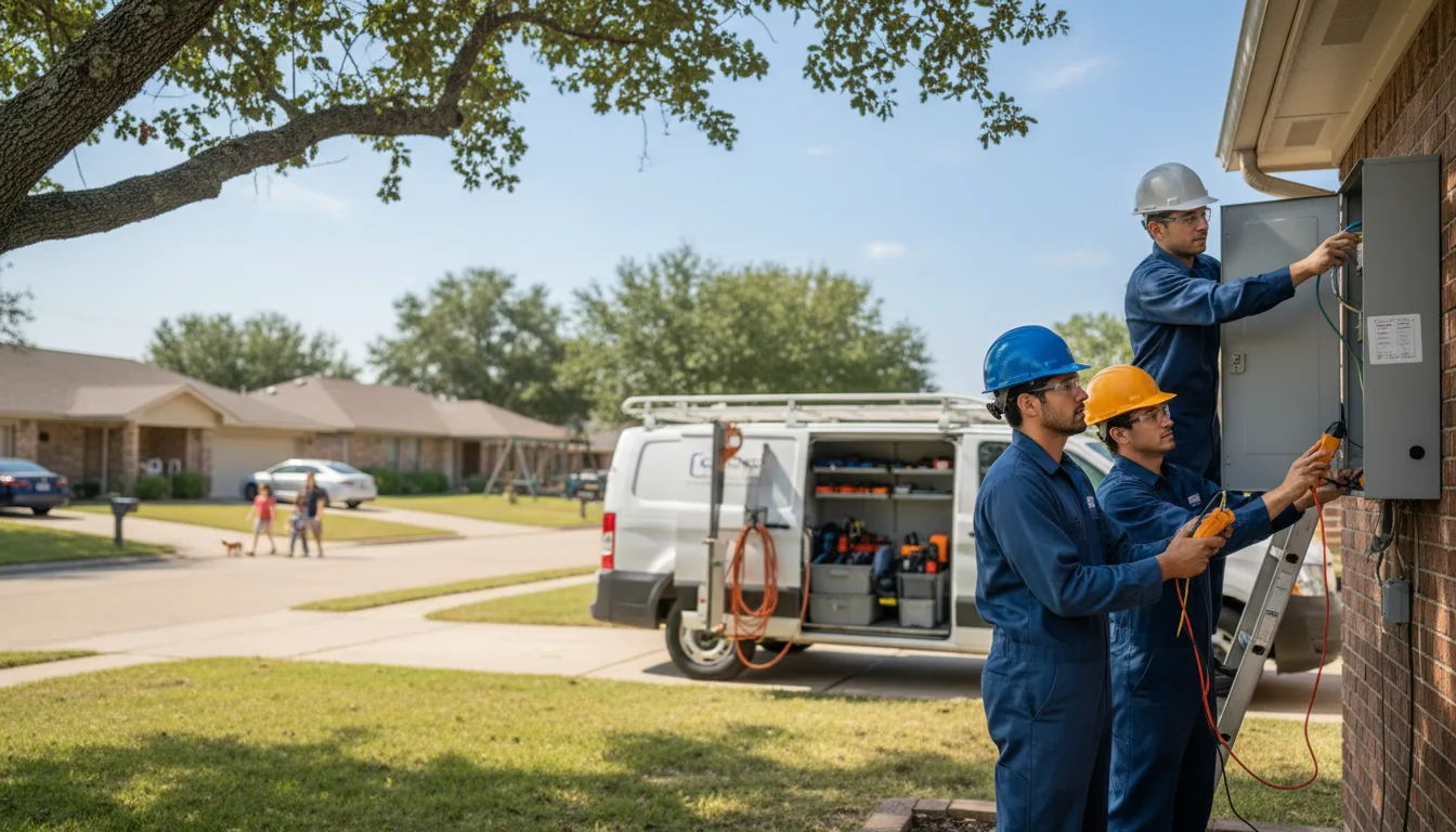 Certified electrician providing emergency electrical services in Mechanicsburg, OH